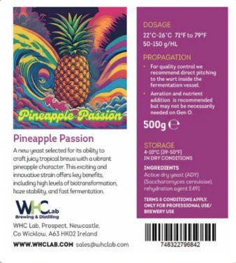 Дріжджі WHClab Pineapple Passion Pineapple Passion фото
