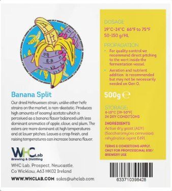 Дріжджі WHClab Banana split Banana split  фото