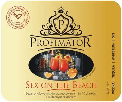 Безалкогольний концентрат для приготування алкогольних напоїв SEX ON THE BEACH Sex on the beach фото