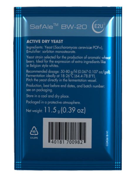 Дріжджі SafAle BW-20 SafAle BW-20 фото