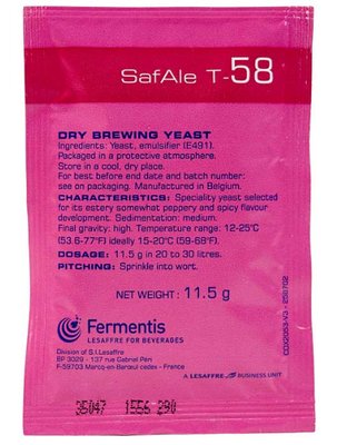 Дріжджі SafAle T-58  yeast-t58-original фото