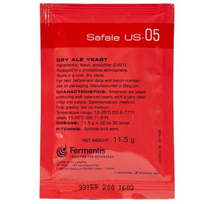 Дріжджі SafAle US-05  yeast-us05-original фото